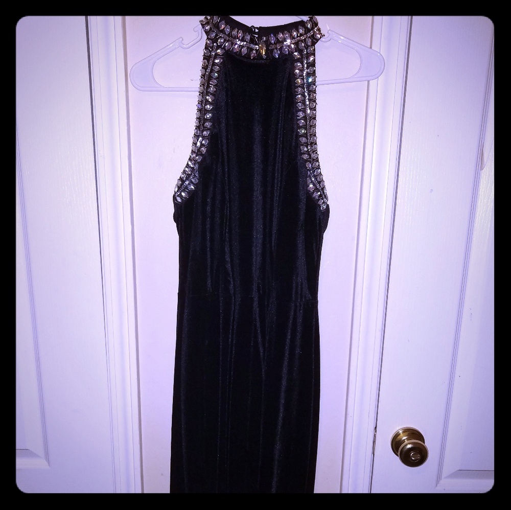 Velvet Evening Dress